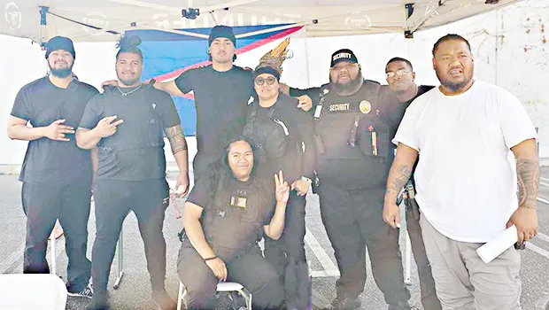 a few Poly Guard staffers