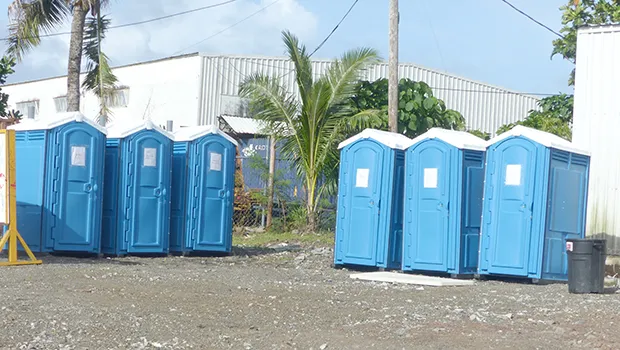 Portable toliets at NVTHS