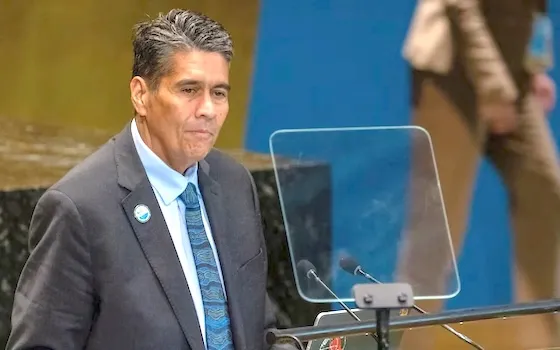 Palau's President Surangel S Whipps Jr