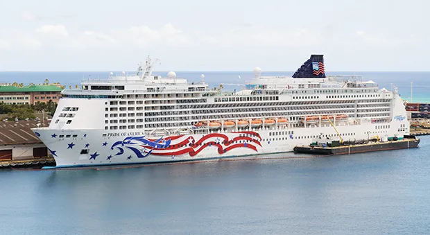 The Pride of America cruise ship