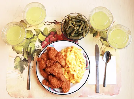 An "ultra-processed" lunch 