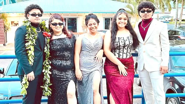 dressed for the prom