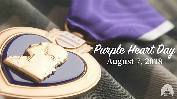 Graphic of Purple Heart medal 