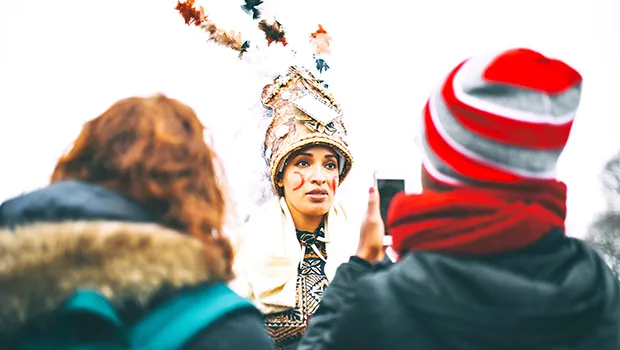  Queen Muhammad Ali during the Indigenous Peoples Movement March on Jan. 18th in Washington D.C