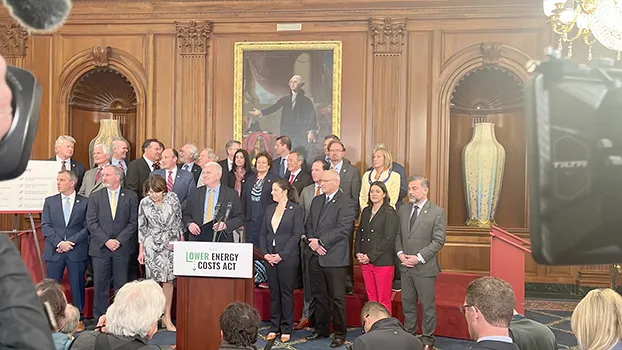 Congresswoman Uifa’atali Amata along with other House members