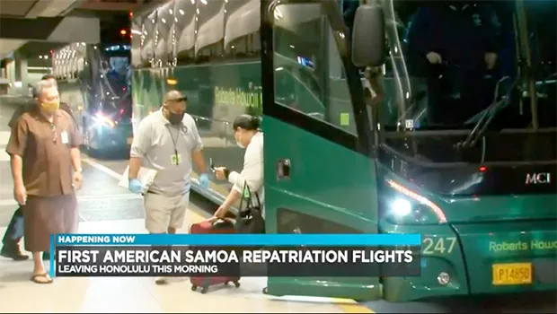 Passengers on first repatriation flight arrive at HNL