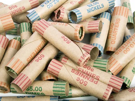 Rolled coins