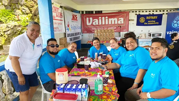 ANZ bank employees at the annual Rotary Golf Tournament