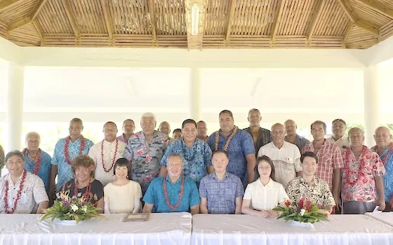 Community leaders from the Safata District 