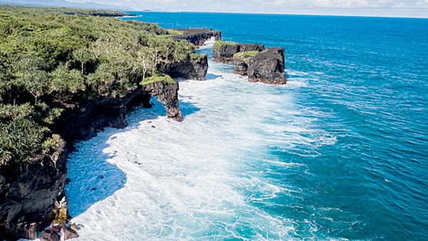 Samoa coastline