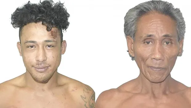(l r) Escaped prisoners Pati Chong Nee and Suitupe Faamoe Paufai
