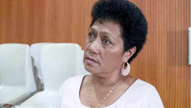 Afamasaga Faauiga Palepua Mulitalo at the Convention to Eliminate All Forms of Discrimination of Women.