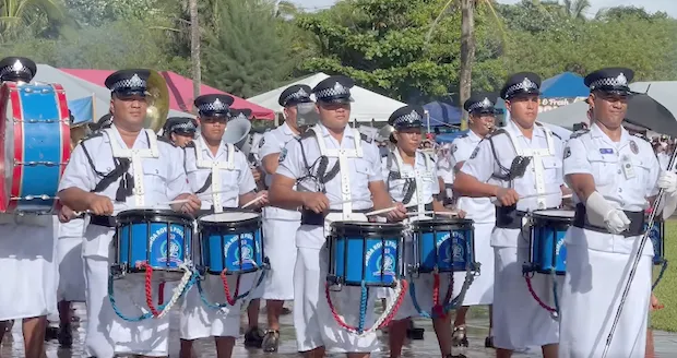 Samoa police band