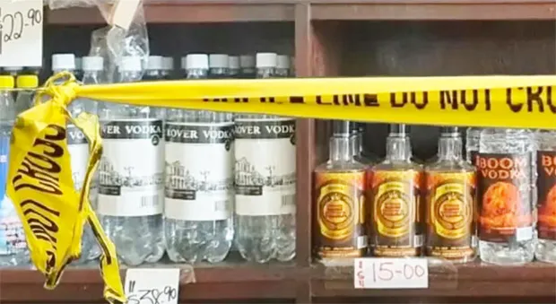 Locally made in Samoa brands of vodka