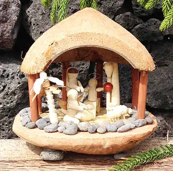 Samoan Nativity set