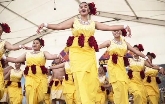 Avondale College on the Samoan stage