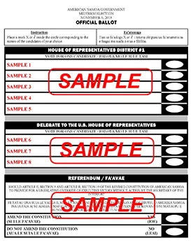 sample ballot 