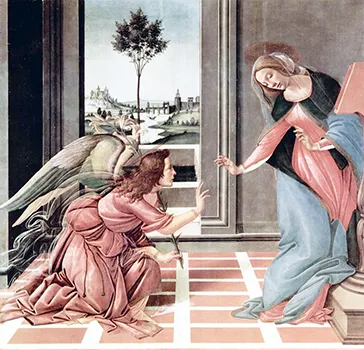 The Annunciation by Sandro Botticell