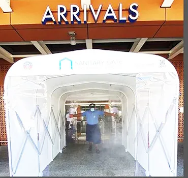 New sanitary gate at the Faleolo airport