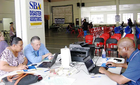  SBA’s section on Mar. 13, 2018 at the now closed Disaster Recovery Center