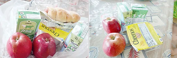 School Lunches distributed during virtual leaning