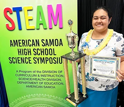 Heleina Willis of Fa’asao Marist High School