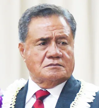 President Pro Tem Nuanuaolefeagaiga Saoluaga Nua