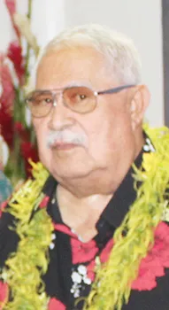 Senate President Tuaolo Manaia Fruean