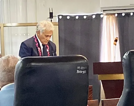 Senator Tuiasina Salamo Laumoli