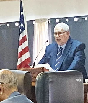 Senate President Tuaolo Manaia Fruean