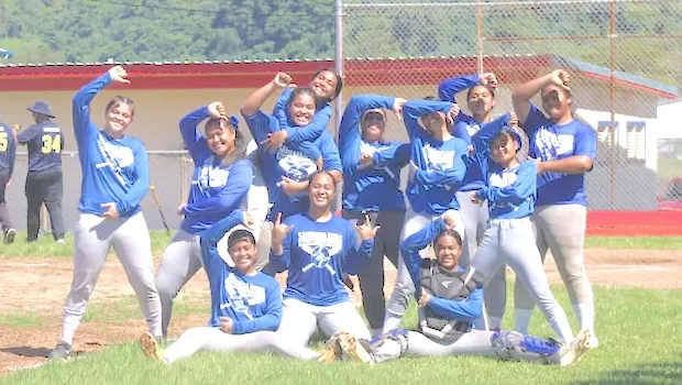 Samoana’s seniors on the girls softball team