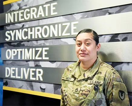 Sergeant 1st Class, Lisa Tavai Knight
