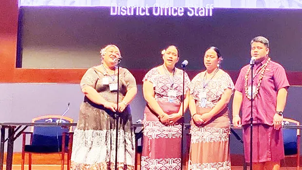 Ola Foster, Missionette Pa’au, Ina Pa’au, and Kiso Skelton.