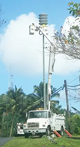 Siren being installed