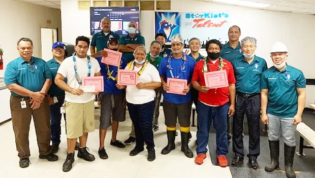 StarKist employees being honored for years of service