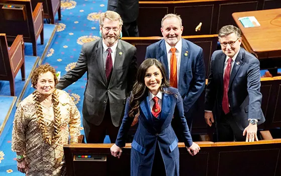 Amata with others at the State of the Union Address
