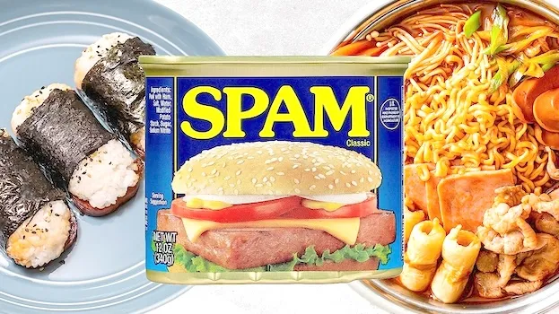 SPAM can with misubi