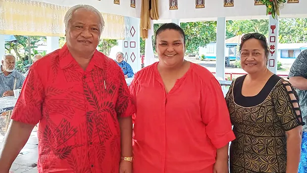 Speaker of the House with family members of Tulifua Tini Lam Yuen