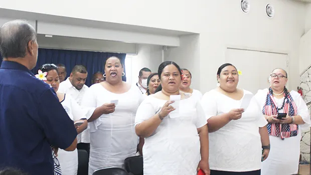 Governor's office choir