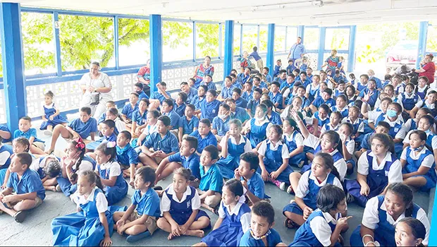 St. Francis Elementary School students