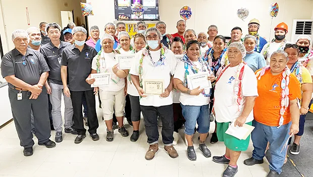 30 Starkist employees who were honored