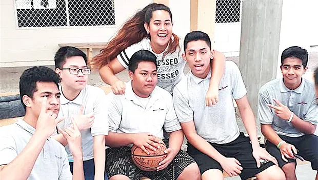 Manumalo Academy students who participated in the Flames’ STEAM event 