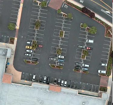 Parking log skycam photo
