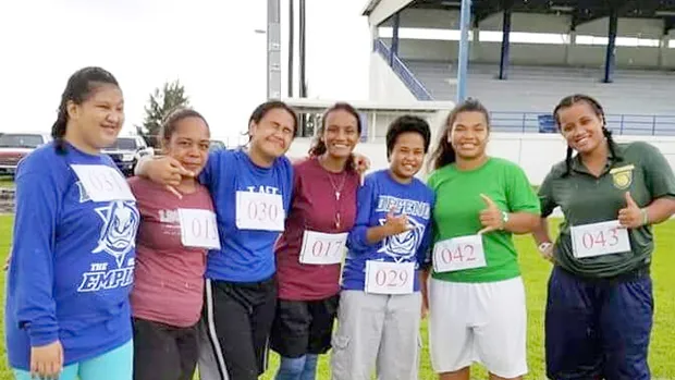Some of the participants in Special Olympics Fun Day 2019