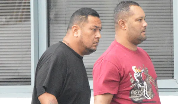 Sui Tago Jr (left) and Misi Siua