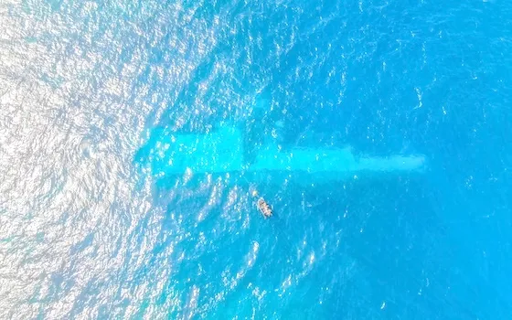 Sunken HMNZS Manawanui