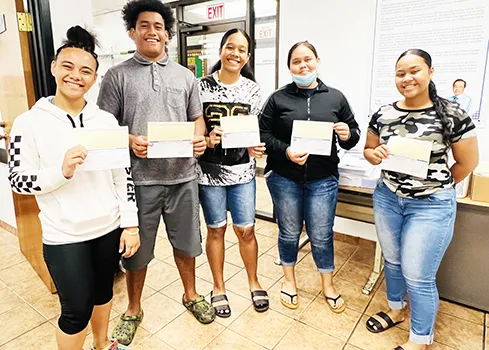 Participants of the ASG’s Summer Youth Employment Program 