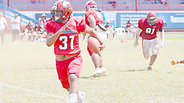 Vikings third string quarterback, Nafanua Ulugalu