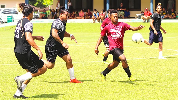 Milo Tiatia, middle, of Royal Puma