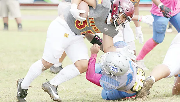 Tafuna Warriors fullback, Larry Masaniai